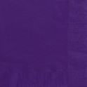 20 DEEP PURPLE BEVERAGE NAPKIN