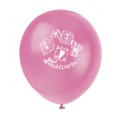 8 12" BBY PINK STITCH BLLNS 1S