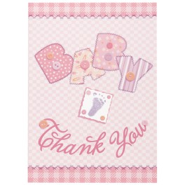 8 BABY PINK STITCHNG THANK YOU