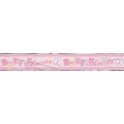 BBY PINK STITCH FOIL BNNR 12FT