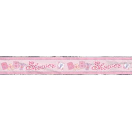 BBY PINK STITCH FOIL BNNR 12FT