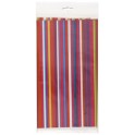 HOT STRIPE PLASTIC TABLECOVER