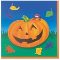 16 PUMPKIN STEPS BEV NAPKINS