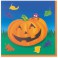16 PUMPKIN STEPS LUNCH NAPKINS