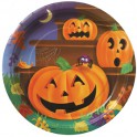 8 PUMPKIN STEPS 7" PLATES