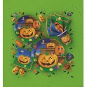 8 PUMPKIN STEPS 9" PLATES