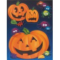 PUMPKIN STEPS WINDOW CLING SHT