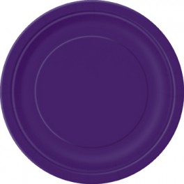 8 DEEP PURPLE 9'' PLATES