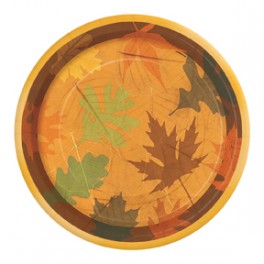 8 TURNING LEAVES 7" PLATES