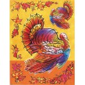 CLASSIC TURKEY WINDW CLING SHT
