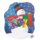 SNOWMAN GIFTS CUTOUT