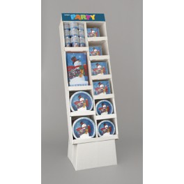SNOWMAN GIFTS LP DISPLAY-135PC