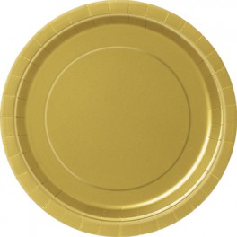 8 GOLD 7'' PLATES