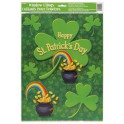 ST PATRICKS DAY WINDOW CLINGS
