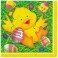 16 EASTER DUCKY LUNCH NAPKINS