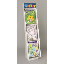 EASTER WINDOW CLING DISP-144PC