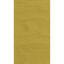 20 GOLD GUEST NAPKINS