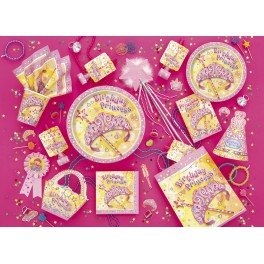 8 PRETTY PRINCESS 9" PLATES