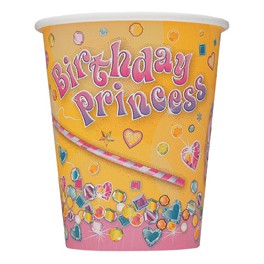 8 PRETTY PRINCESS 9 OZ CUPS