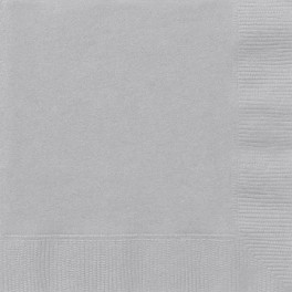 20 SILVER LUNCH NAPKINS