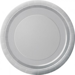 8 SILVER 7'' PLATES