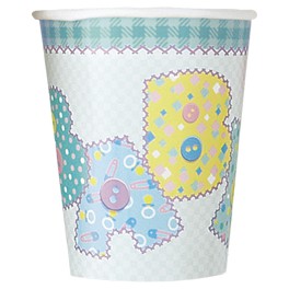 8 BABY STITCH PASTEL 9OZ CUPS
