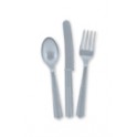 8 SILVER 9'' PLATES