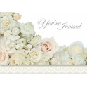 8 WEDDING ROSES INVITES