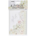8 WEDDING ROSES THANK YOU NOTE