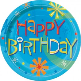 8 STELLAR BIRTHDAY 7" PLATES
