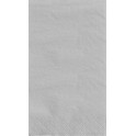 20 SILVER GUEST NAPKINS