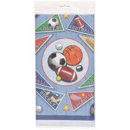 SPORT PENNANTS PLAS TABLECOVER