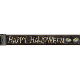 HLLWN BONES FOIL BANNER 12 FT.