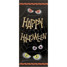 HALLOWEEN BONES DOOR POSTER