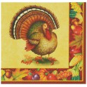 16 FESTIVE TURKEY LUNCH NAPKIN