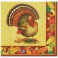 16 FESTIVE TURKEY LUNCH NAPKIN