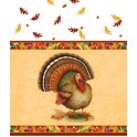 FESTIVE TURKEY TABLECOVER PLAS