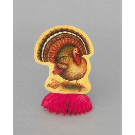 4 FESTIVE TURKEY 6" HONEYCOMBS
