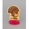 4 FESTIVE TURKEY 6" HONEYCOMBS