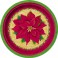 8 CLASSIC POINSETTIA 7" PLATES
