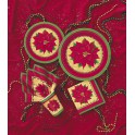 8 CLASSIC POINSETTIA 9" PLATES
