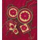 8 CLASSIC POINSETTIA 9" PLATES