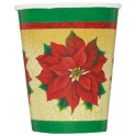 8 CLASSIC POINSETTIA 9OZ CUPS