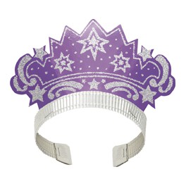 12 GLITTER TIARAS