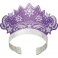 12 GLITTER TIARAS