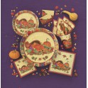 8 COUNTRY HARVEST 9" PLATES