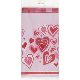 HEARTS OF JOY TABLECOVER PLAST