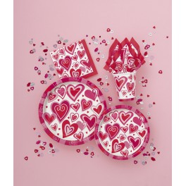 8 HEARTS OF JOY 9" PLATES