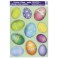 DAZZLE EGGS WINDOW CLING SHEET