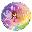18" PKG FAIRY WHIMSY BDAY FOIL